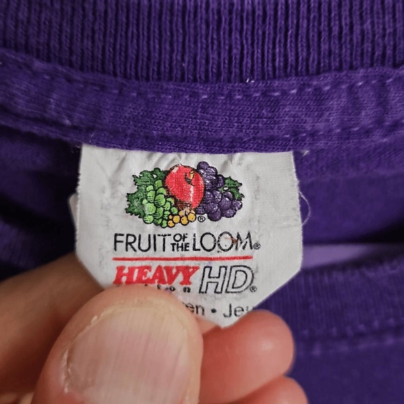 Fruit of the Loom Girls xs Short Sleeve Skull Print Graphic Tee Purple Dirt Girl - Picture 5 of 5